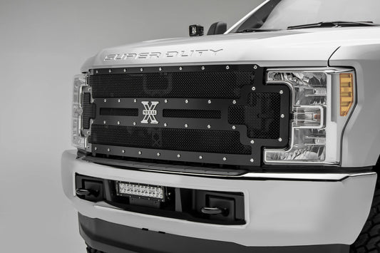 ZROADZ Z325471-KIT Black Mild Steel Front Bumper Center LED Kit Fits 2017-2019 Ford F-250 F-350 F-450 F-550