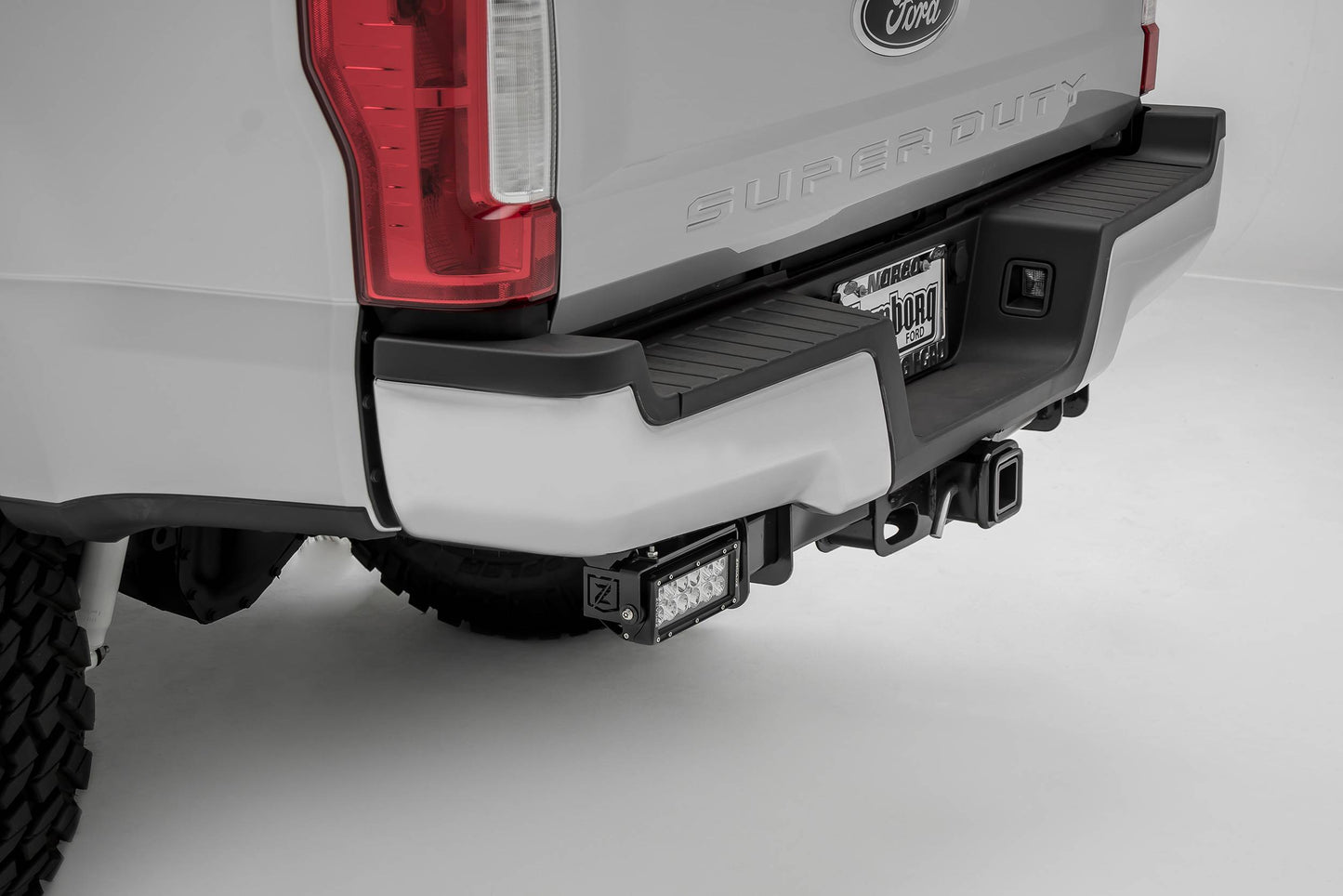 ZROADZ Z385471 Black Mild Steel Rear Bumper LED Bracket Fits 2017-2022 Ford F-250 F-350 F-450 F-550