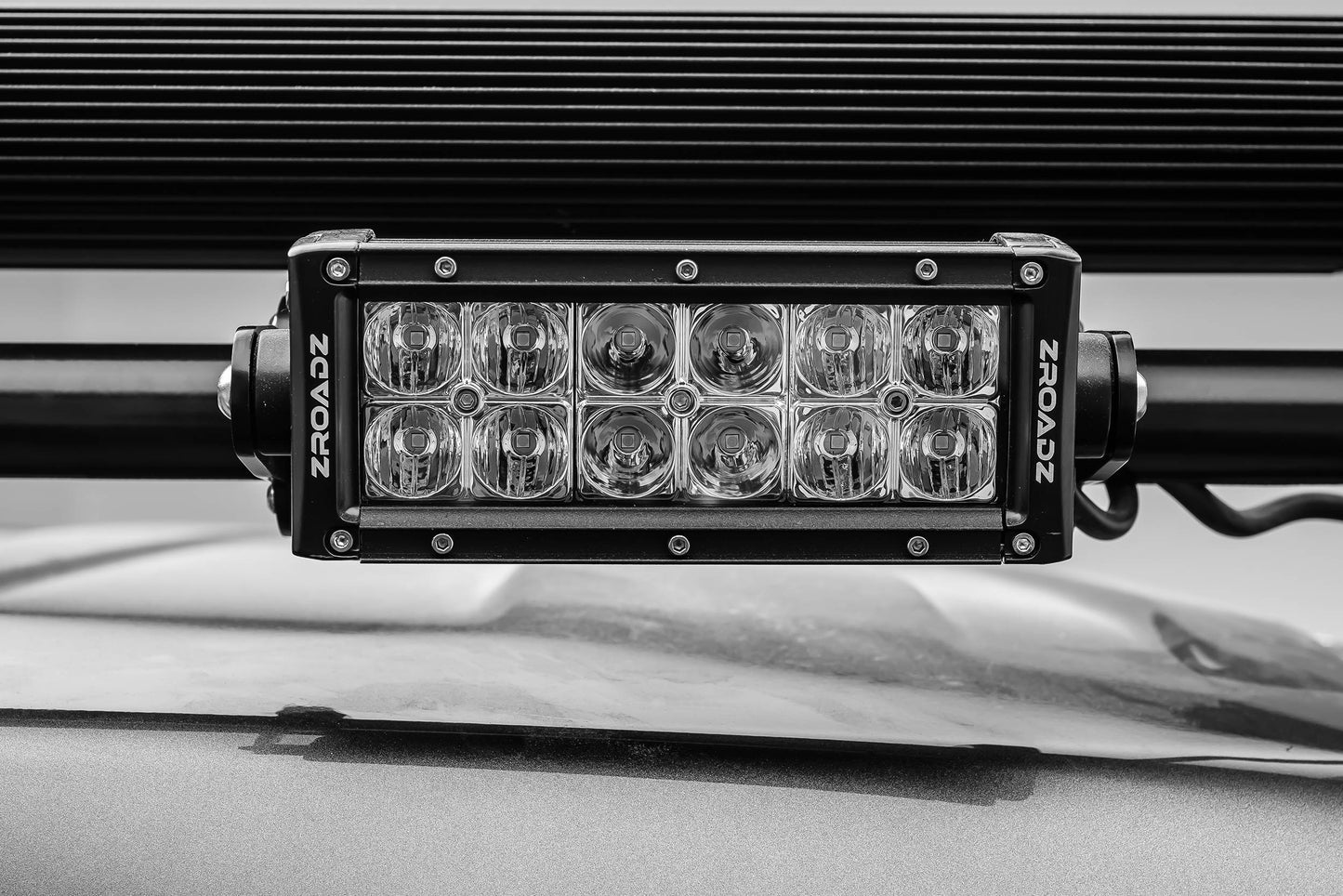 ZROADZ Z355471 Black Mild Steel Aluminum Modular Rack LED Bracket Fits 2017-2021 Ford F-250 F-350 F-450 F-550