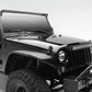 ZROADZ Z344821 Black Mild Steel Above Grille LED Bracket Fits 2007-2018 Jeep Wrangler JK Wrangler JKU