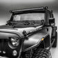ZROADZ Z334811 Black Mild Steel Front Roof LED Bracket Fits 2007-2018 Jeep Wrangler JK Wrangler JKU