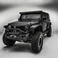 ZROADZ Z374811 Black Mild Steel Front Roof LED Bracket Fits 2007-2018 Jeep Wrangler JK Wrangler JKU