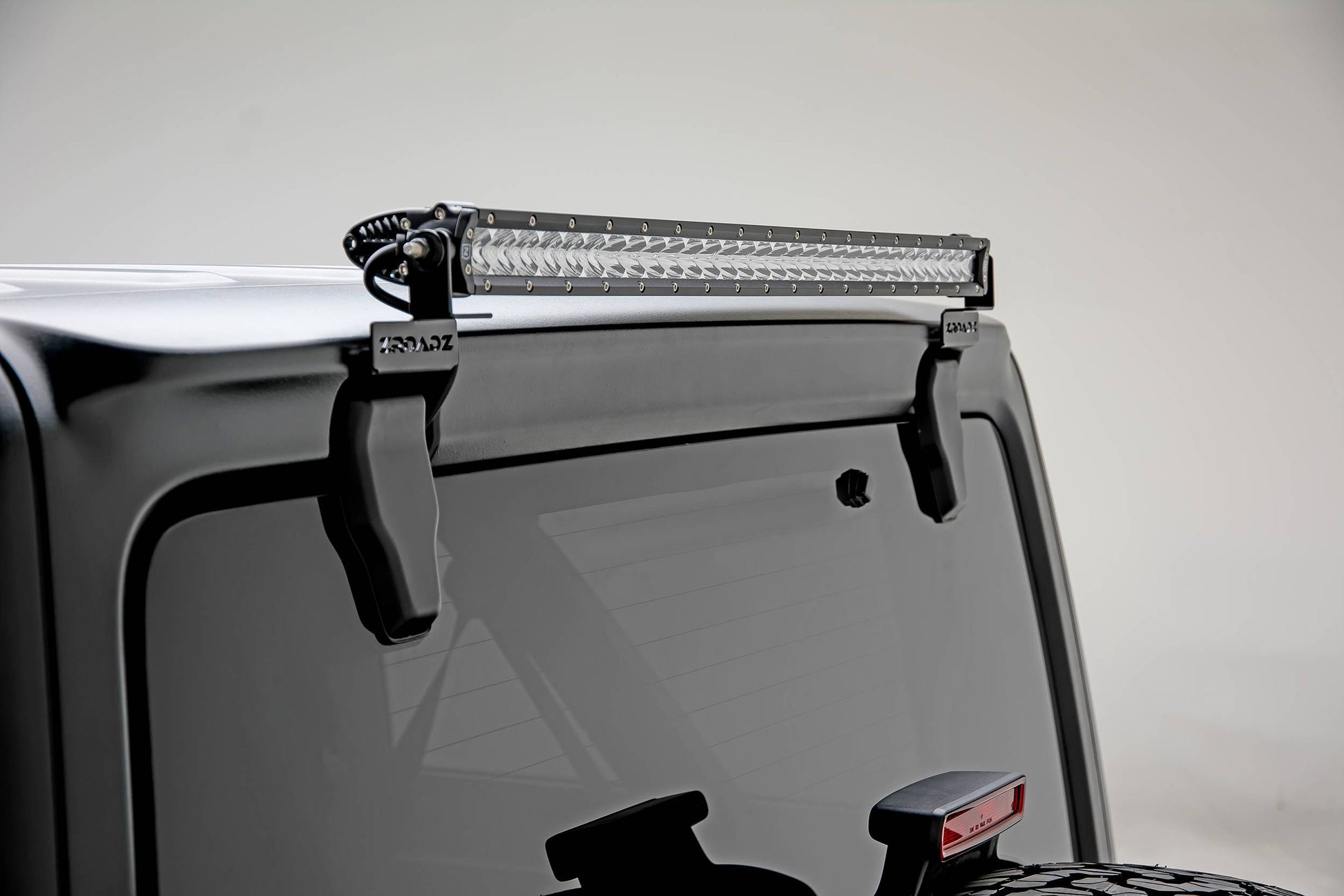 ZROADZ Z394931 Black Stainless Steel Rear Window LED Bracket Fits 2018-2023 Jeep Wrangler JL Wrangler JLU