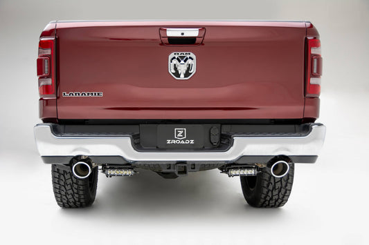 ZROADZ Z384821-KIT Black Mild Steel Rear Bumper LED Kit Fits 2019-2023 Ram 1500