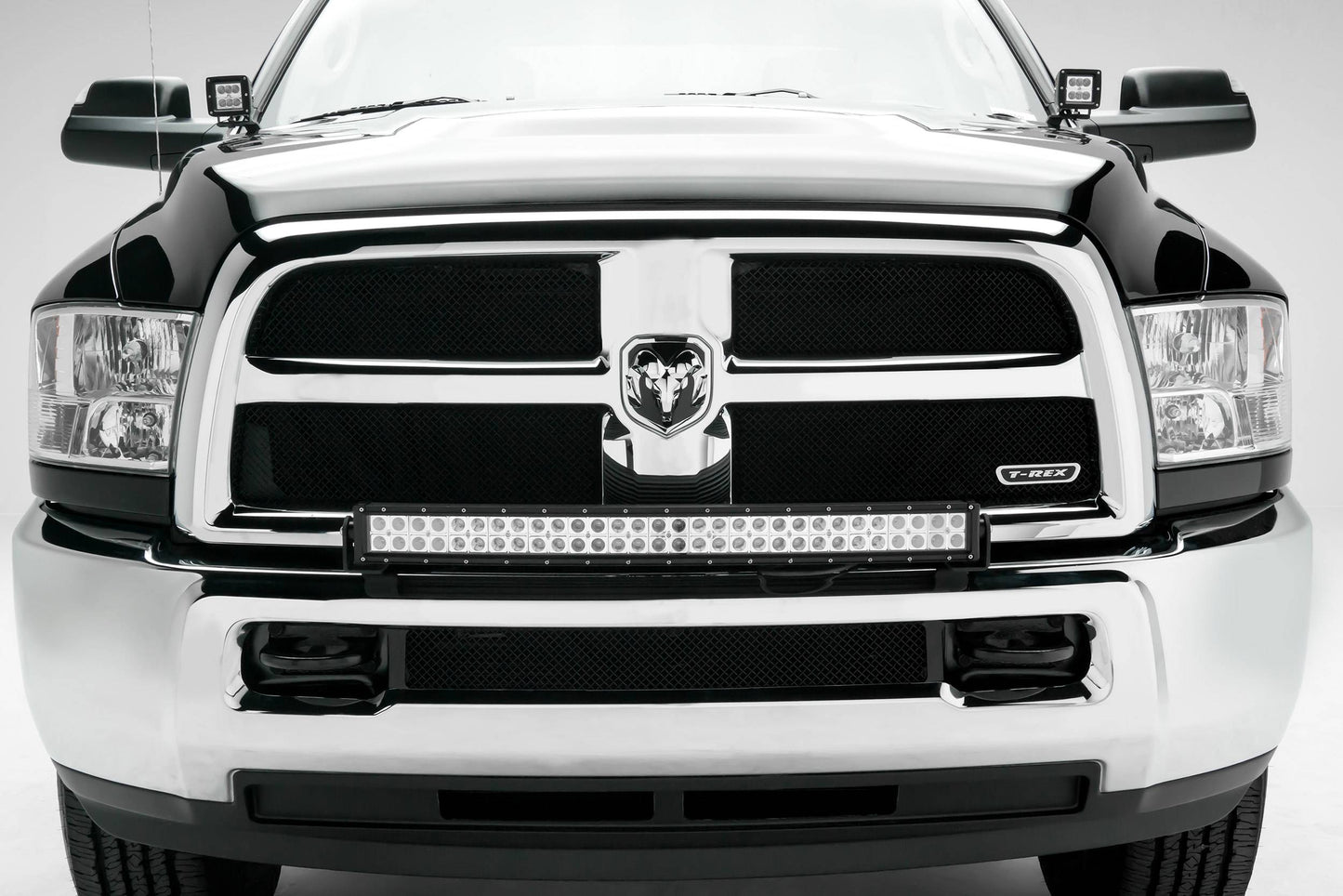 ZROADZ Z364521-KIT2 Black Mild Steel Hood Hinge LED Kit Fits 2009-2018 Ram 1500