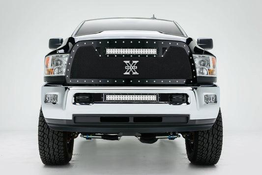 ZROADZ Z324521-KIT Black Mild Steel Front Bumper Center LED Kit Fits 2010-2018 Ram 2500 3500