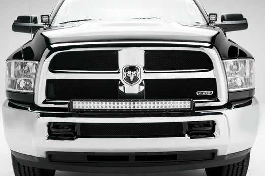 ZROADZ Z324522-KIT Black Mild Steel Front Bumper Top LED Kit Fits 2010-2018 Ram 2500 3500