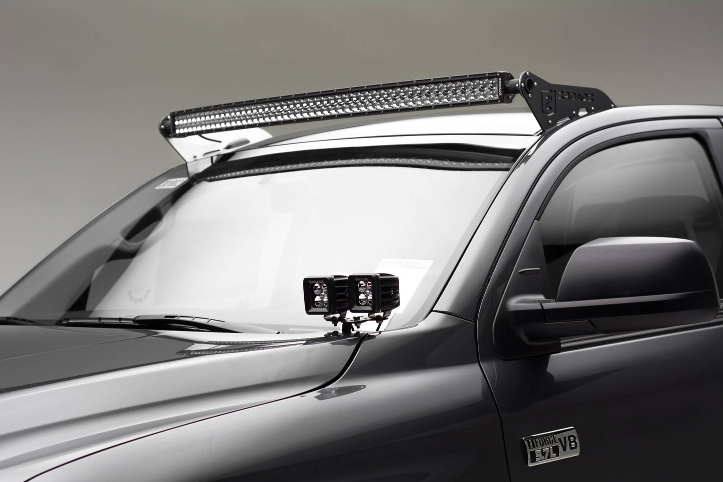 ZROADZ Z339641-KIT-C Black Mild Steel Front Roof LED Kit Fits 2007-2021 Toyota Tundra
