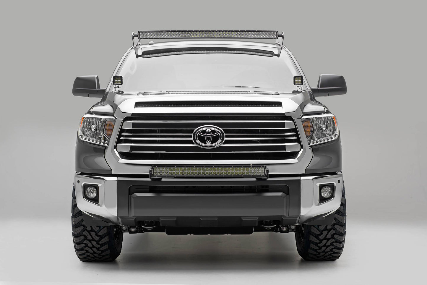 ZROADZ Z369641 Black Mild Steel Hood Hinge LED Bracket Fits 2014-2021 Toyota Tundra