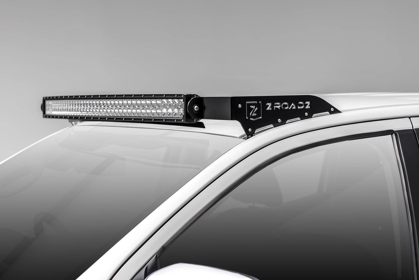 ZROADZ Z335761 Black Mild Steel Front Roof LED Bracket Fits 2015-2018 Ford Ranger T6