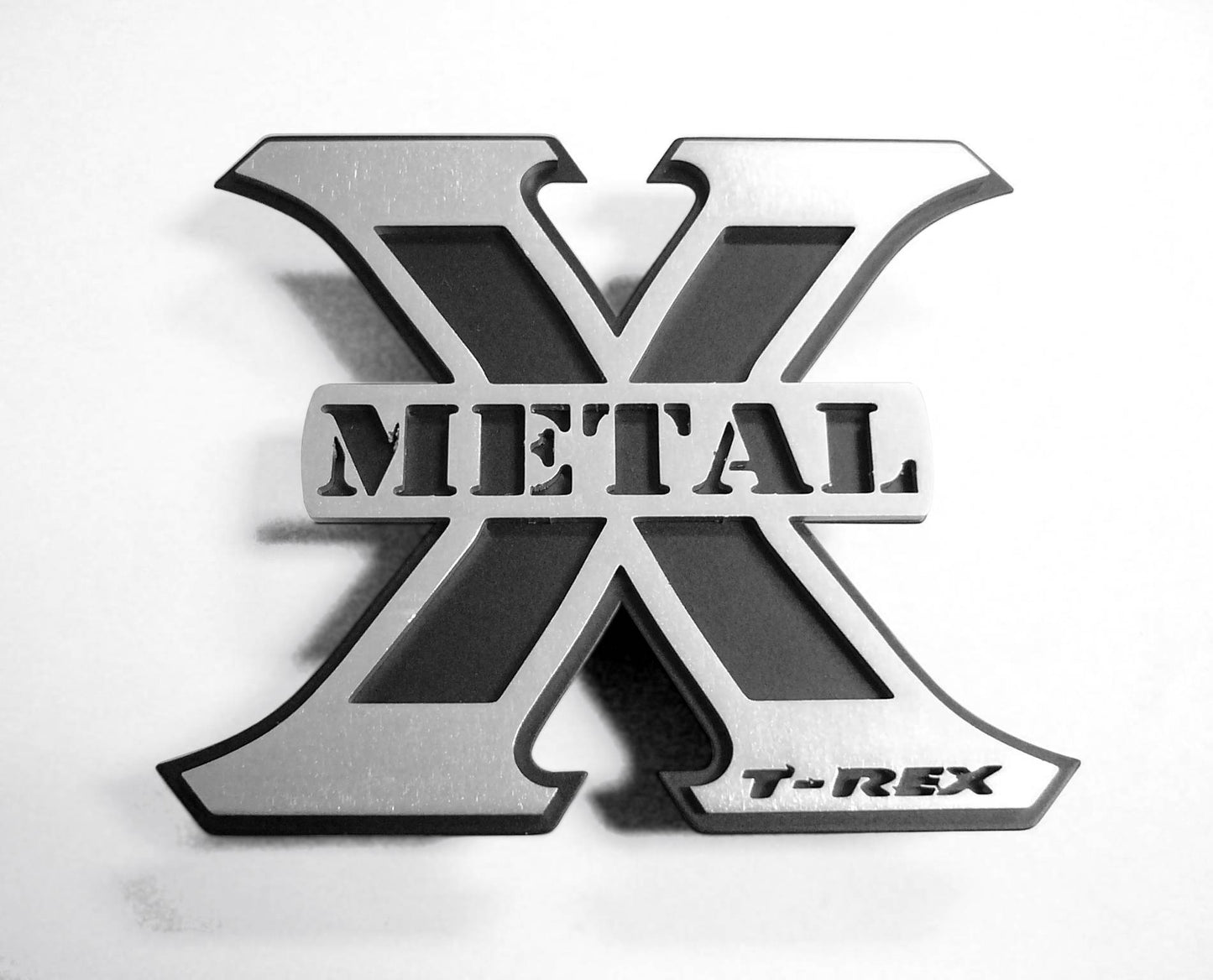 T-REX Grilles 6710016 Brushed Mild Steel Badge Logo  