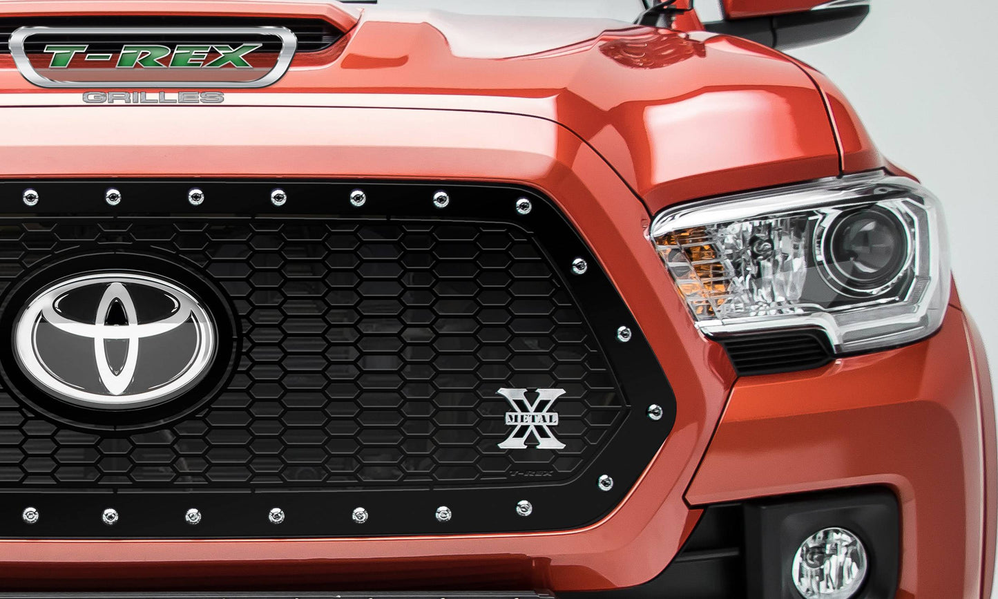 T-REX Grilles 7719511 Black Mild Steel Laser Cut Pattern Grille Fits 2018-2023 Toyota Tacoma