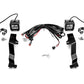 ZROADZ Z365701-KIT2 Black Mild Steel Hood Hinge LED Kit Fits 2017-2020 Ford F-150 Raptor