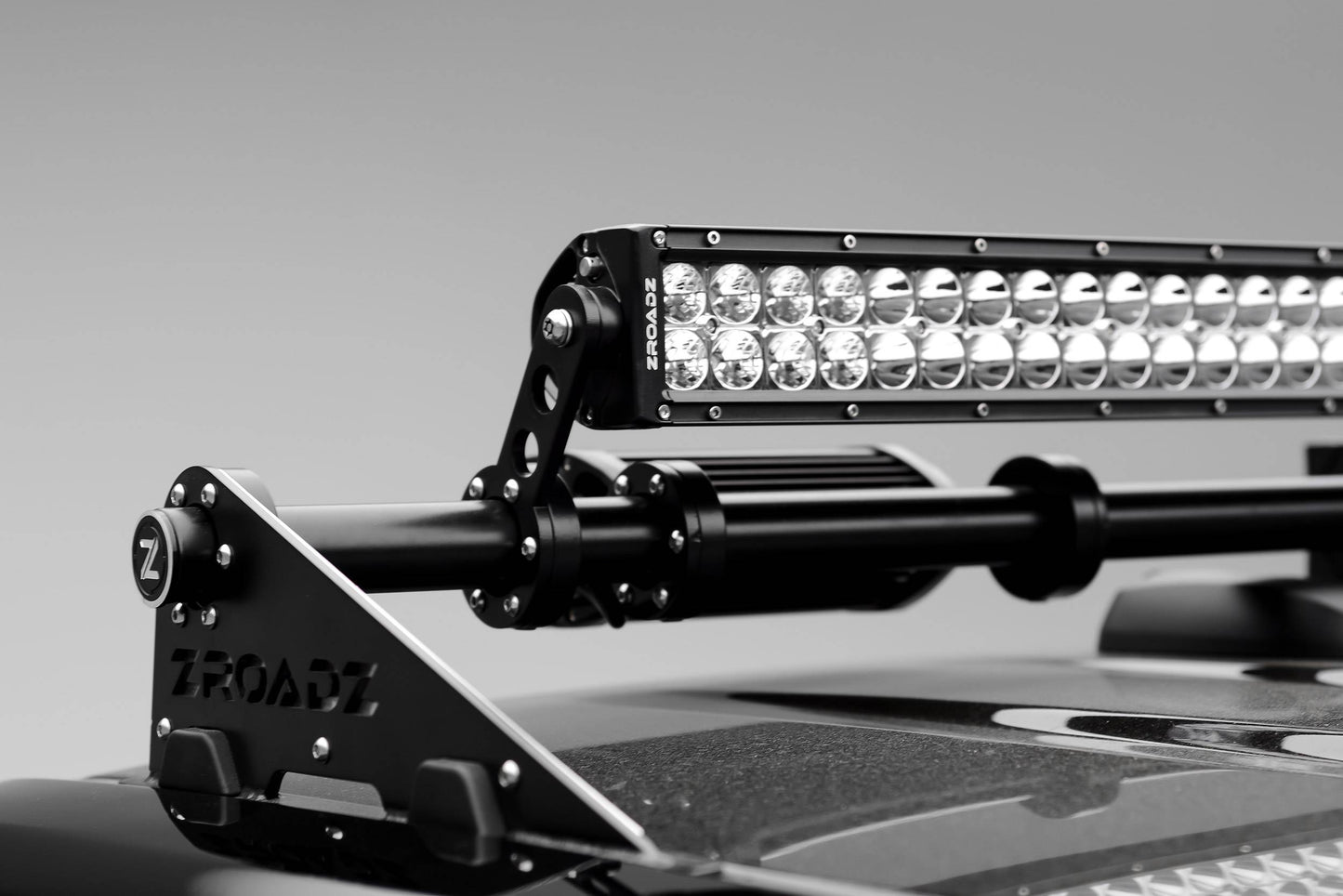 ZROADZ Z350040 Black Mild Steel Aluminum Modular Rack LED Bracket Fits 2015-2020 Chevrolet Colorado