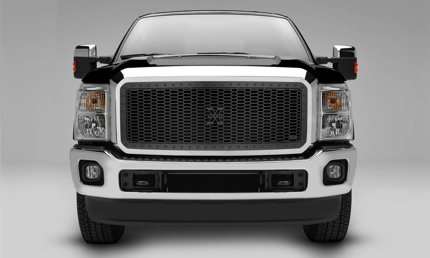 T-REX Grilles 7715461-BR Black Mild Steel Laser Cut Pattern Grille Fits 2011-2016 Ford F-250 F-350 F-450 F-550