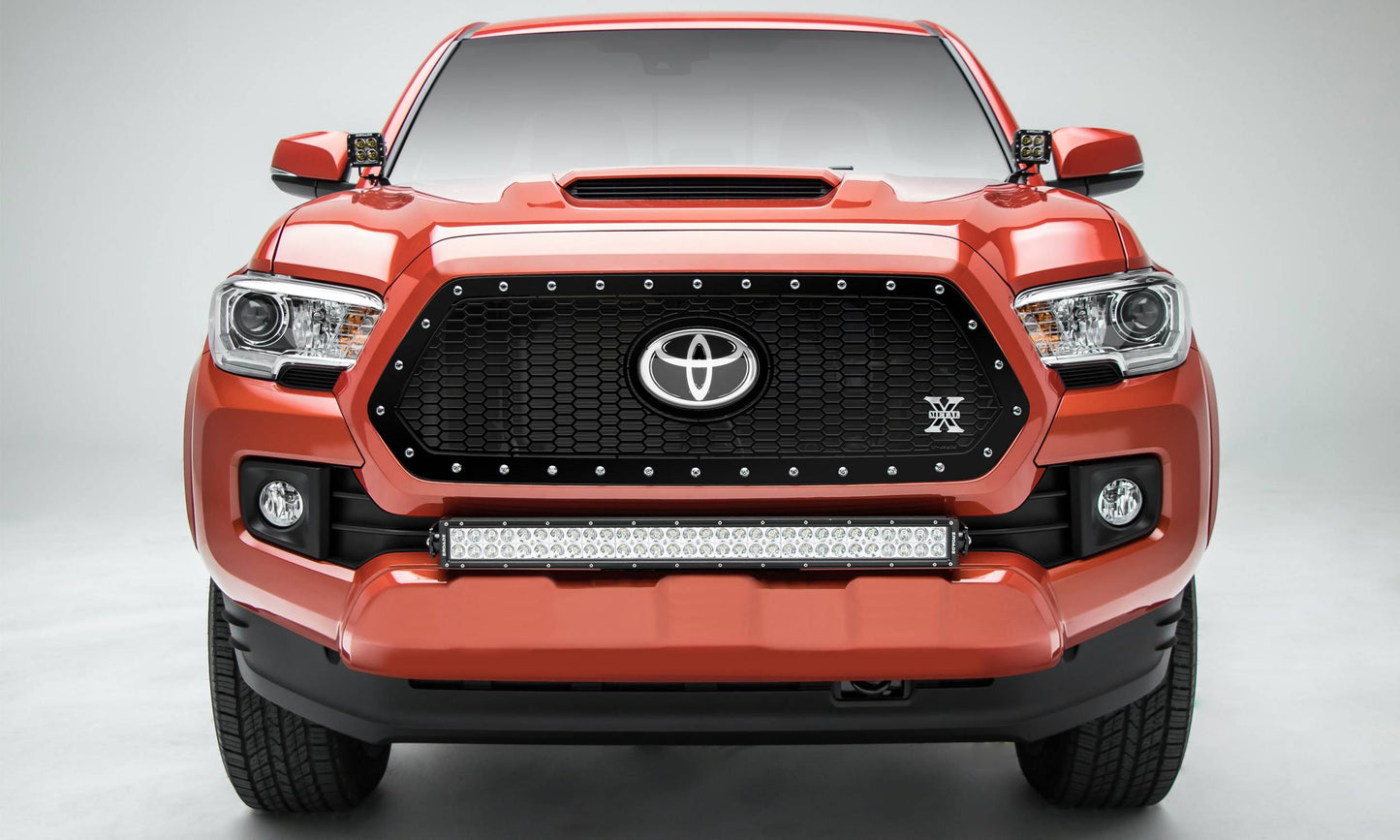 T-REX Grilles 7719511 Black Mild Steel Laser Cut Pattern Grille Fits 2018-2023 Toyota Tacoma