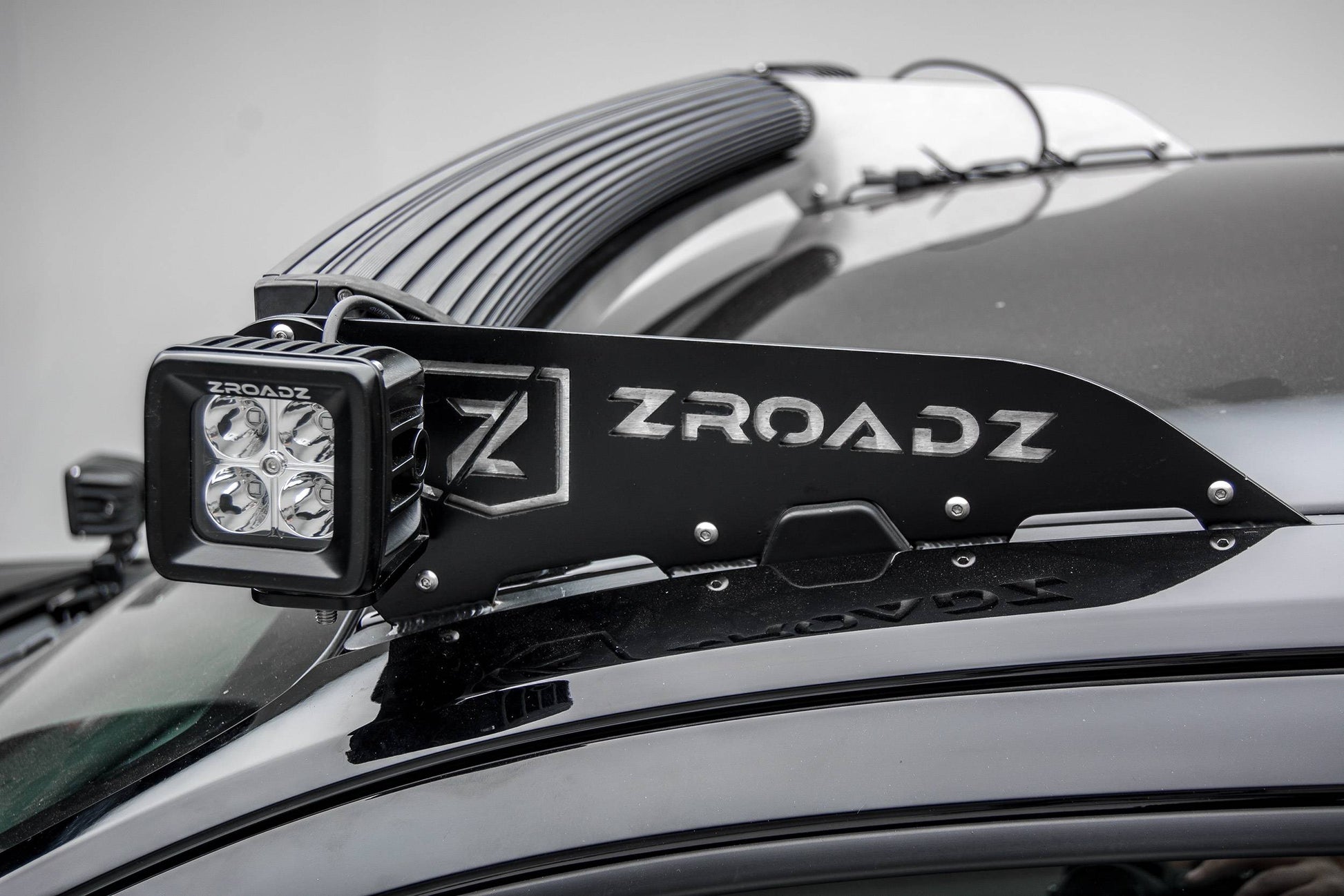 ZROADZ Z330001 Black Mild Steel Front Roof LED Bracket Fits 2015-2020 Chevrolet Colorado