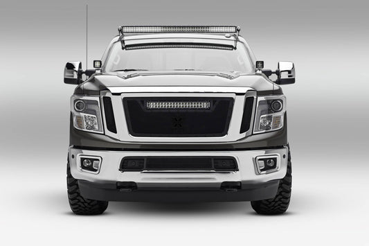 ZROADZ Z337181 Black Mild Steel Front Roof LED Bracket Fits 2016-2019 Nissan Titan