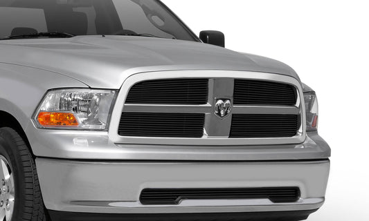 T-REX Grilles 21456B Black Aluminum Horizontal Grille Fits 2009-2012 Ram 1500