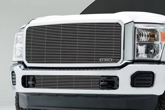 T-REX Grilles 20546 Polished Aluminum Horizontal Grille Fits 2011-2016 Ford F-250 F-350 F-450 F-550