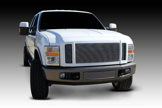 T-REX Grilles 20563 Polished Aluminum Horizontal Grille Fits 2008-2010 Ford F-250 F-350 F-450 F-550