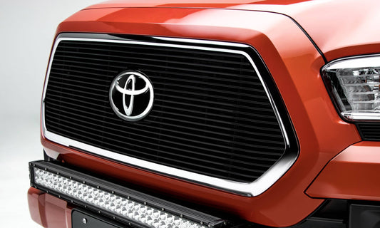 T-REX Grilles 20950B Black Aluminum Horizontal Grille Fits 2018-2023 Toyota Tacoma