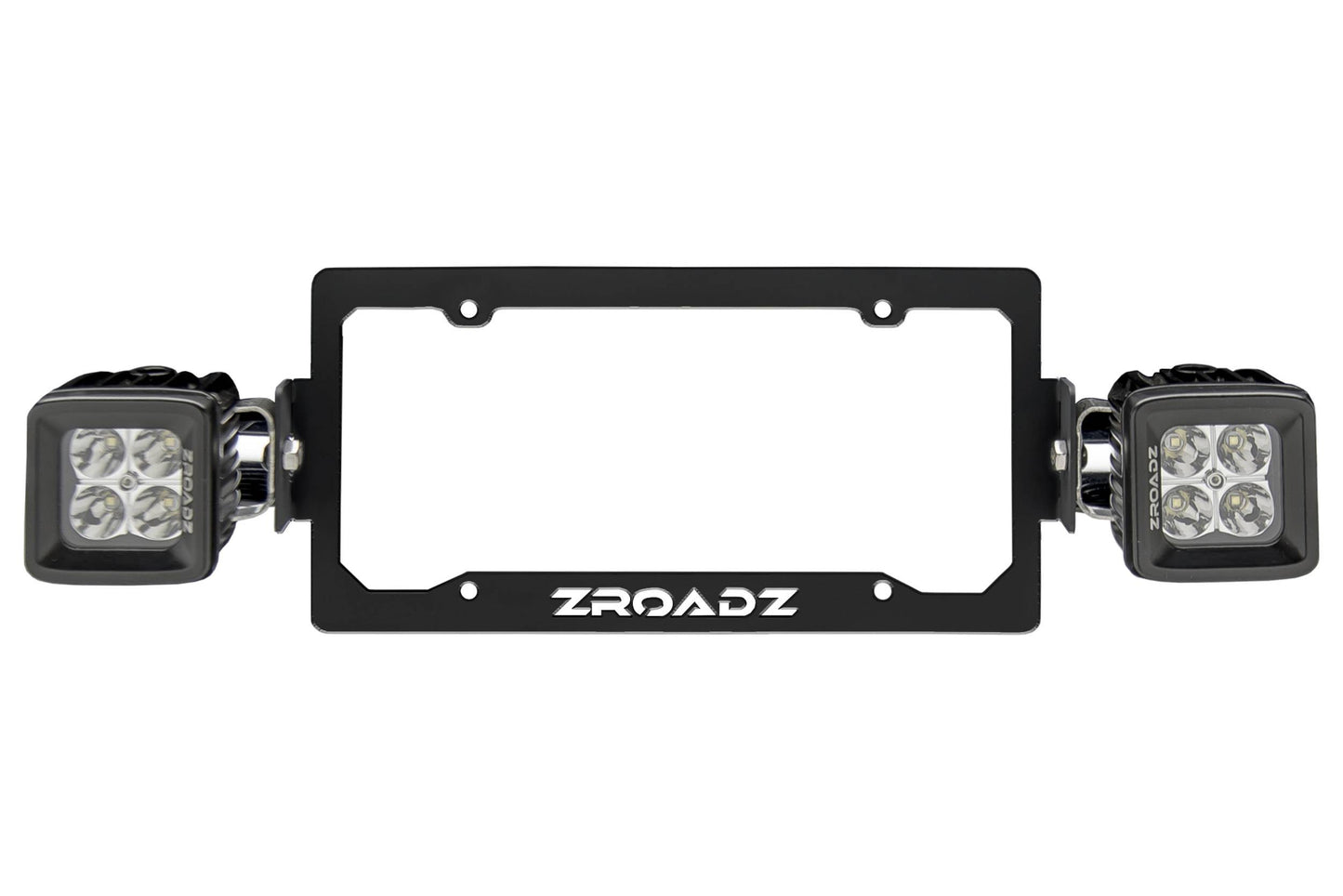 ZROADZ Z310005-KIT Black Mild Steel  License Plate Frame LED Kit