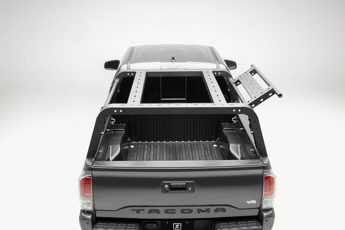 ZROADZ Z839101 Black Mild Steel Aluminum Overland Access Rack Fits 2016-2023 Toyota Tacoma