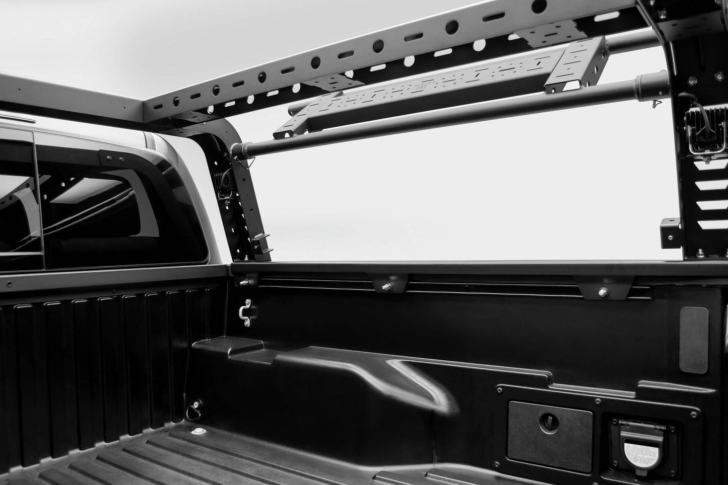 ZROADZ Z839101 Black Mild Steel Aluminum Overland Access Rack Fits 2016-2023 Toyota Tacoma