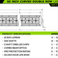 ZROADZ Z30CBC14W300 Black Light Bar Light Bar