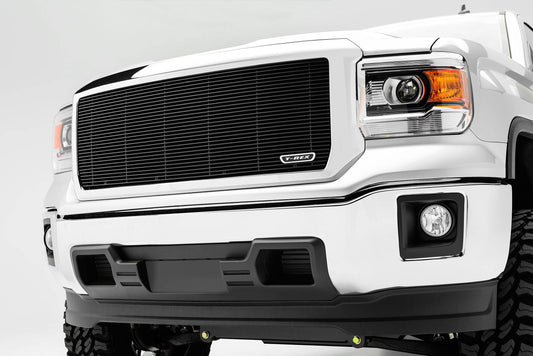 T-REX Grilles 20208B Black Aluminum Horizontal Grille Fits 2014-2015 GMC Sierra 1500