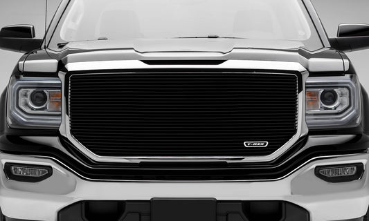 T-REX Grilles 6202141 Black Aluminum Horizontal Grille Fits 2016-2018 GMC Sierra 1500