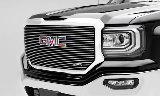 T-REX Grilles 6202130 Polished Aluminum Horizontal Grille Fits 2016-2018 GMC Sierra 1500