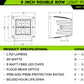 ZROADZ Z310005-KIT Black Mild Steel  License Plate Frame LED Kit