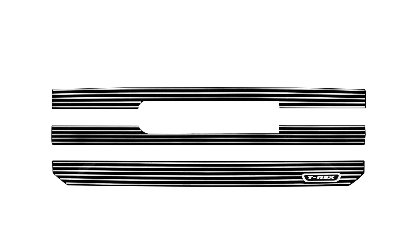 T-REX Grilles 6212130 Polished Aluminum Horizontal Grille Fits 2016-2018 GMC Sierra 1500 SLE