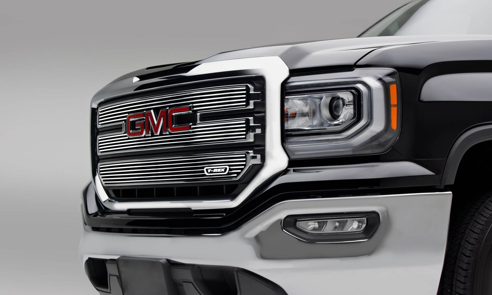 T-REX Grilles 6212130 Polished Aluminum Horizontal Grille Fits 2016-2018 GMC Sierra 1500 SLE