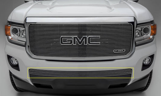 T-REX Grilles 25371 Polished Aluminum Horizontal Bumper Grille Fits 2015-2020 GMC Canyon