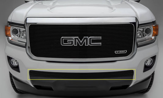 T-REX Grilles 25371B Black Aluminum Horizontal Bumper Grille Fits 2015-2020 GMC Canyon