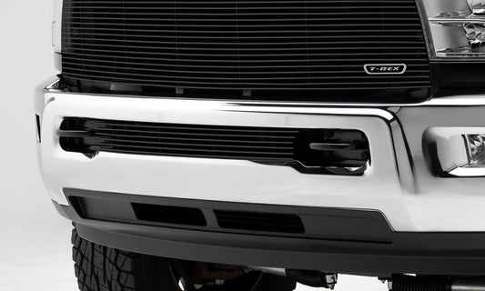 T-REX Grilles 25452B Black Aluminum Horizontal Bumper Grille Fits 2013-2018 Ram 2500 3500