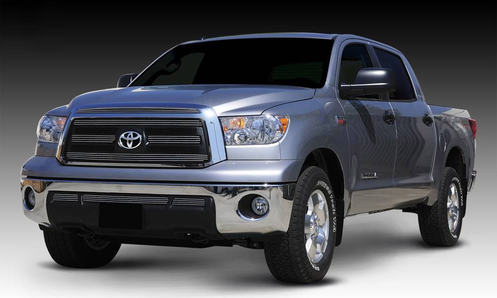 T-REX Grilles 21961 Polished Aluminum Horizontal Grille Fits 2010-2013 Toyota Tundra