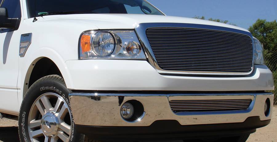 T-REX Grilles 21556 Polished Aluminum Horizontal Grille Fits 2004-2008 Ford F-150