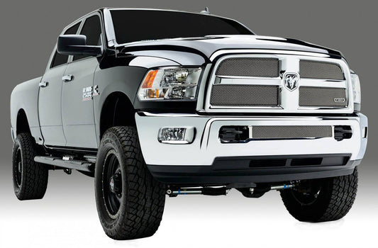 T-REX Grilles 44452 Chrome Stainless Steel Small Mesh Grille Fits 2013-2018 Ram 2500 3500