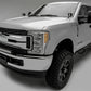 ZROADZ Z325472-KIT Black Mild Steel Front Bumper Top LED Kit Fits 2017-2019 Ford F-250 F-350 F-450 F-550
