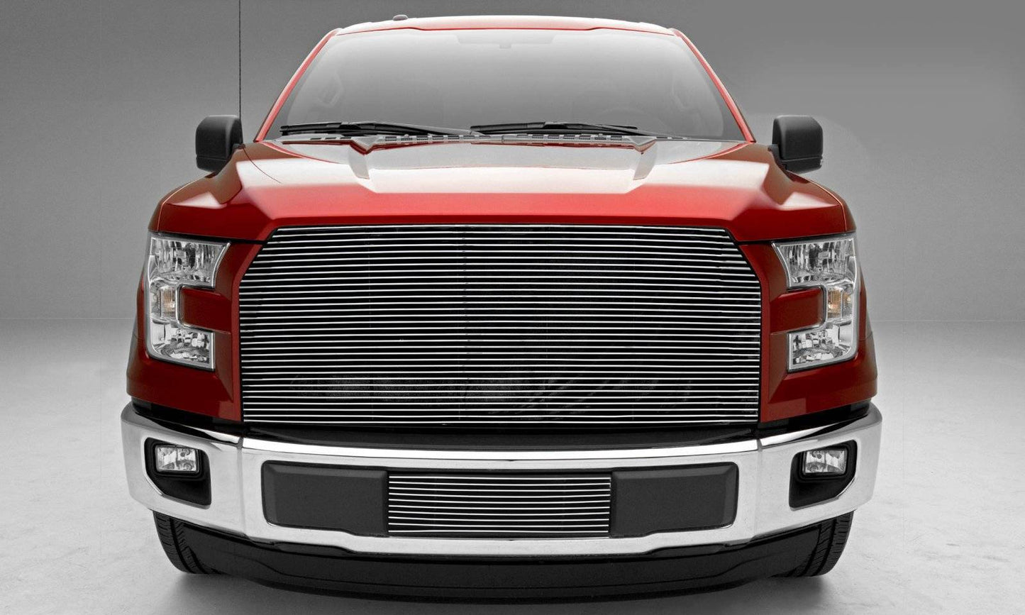T-REX Grilles 20573 Polished Aluminum Horizontal Grille Fits 2015-2017 Ford F-150