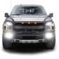 ZROADZ Z325672 Black Mild Steel Front Bumper OEM Fog LED Bracket Fits 2017-2020 Ford F-150 Raptor