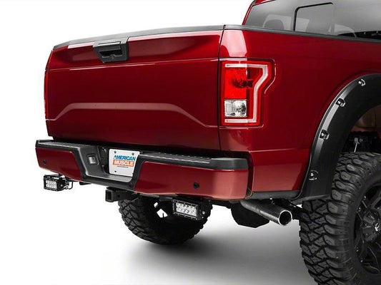 ZROADZ Z385731-KIT Black Mild Steel Rear Bumper LED Kit Fits 2015-2017 Ford F-150