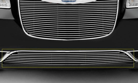 T-REX Grilles 25436 Polished Aluminum Horizontal Bumper Grille Fits 2015-2018 Chrysler 300