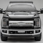 ZROADZ Z415573-KIT Brushed Stainless Steel OEM Grille LED Kit Fits 2017-2019 Ford F-250 XLT F-350 XLT F-450 XLT F-550 XLT F-250 XL STX F-350 XL STX F-450 XL STX F-550 XL STX