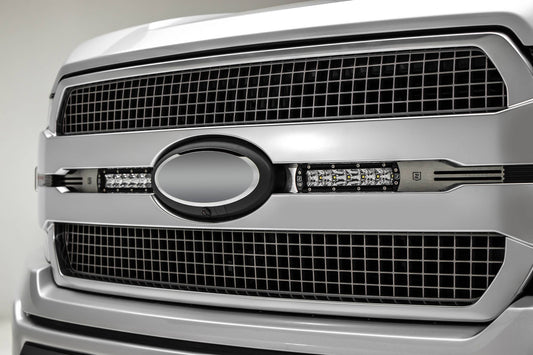 ZROADZ Z415583-KIT Brushed Stainless Steel OEM Grille LED Kit Fits 2018-2020 Ford F-150 Platinum