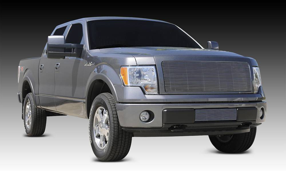 T-REX Grilles 20568 Polished Aluminum Horizontal Grille Fits 2009-2012 Ford F-150